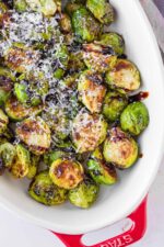 Balsamic Glazed Brussels Sprouts - Cooking For My Soul