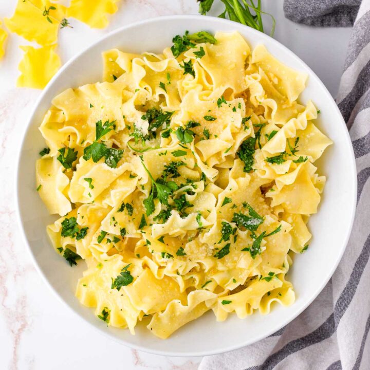 Buttered Egg Noodles - Cooking For My Soul