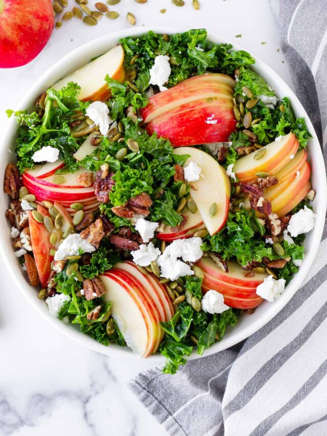 Easy Kale Apple Salad