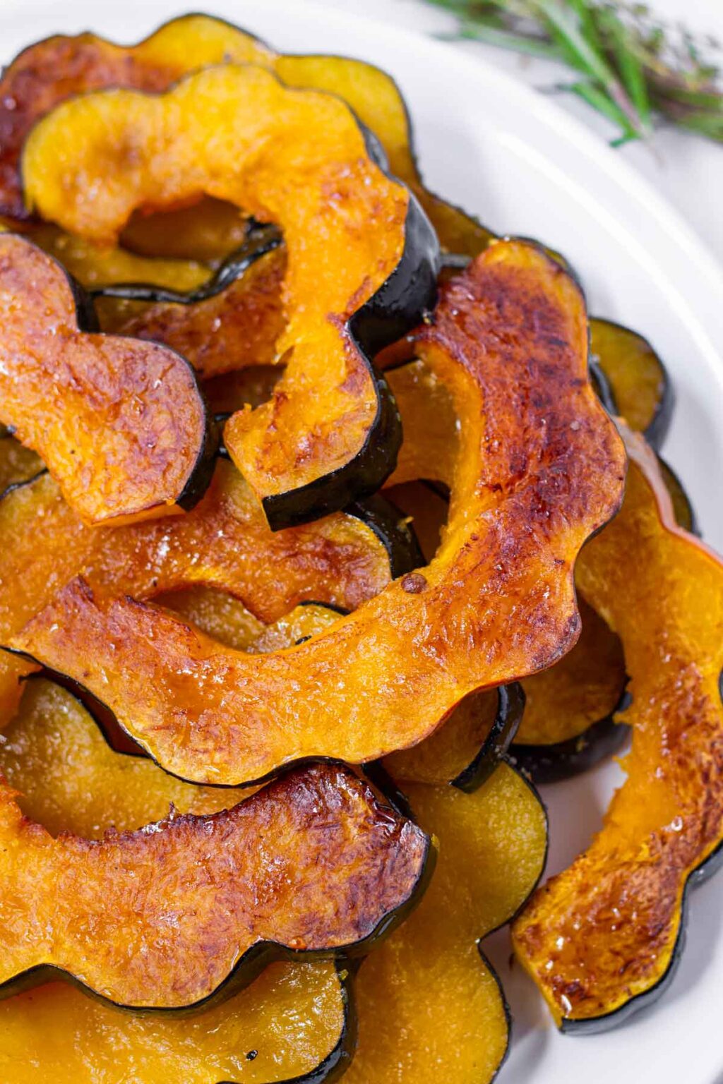 Maple Roasted Acorn Squash - Cooking For My Soul