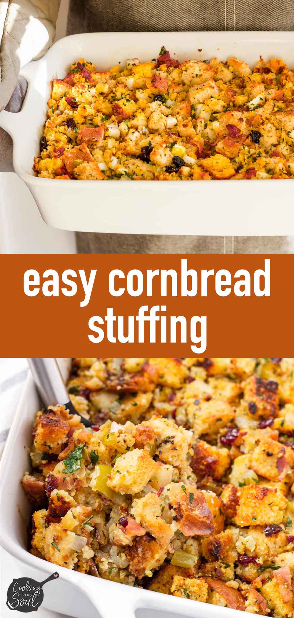 Cornbread Stuffing - Cooking For My Soul