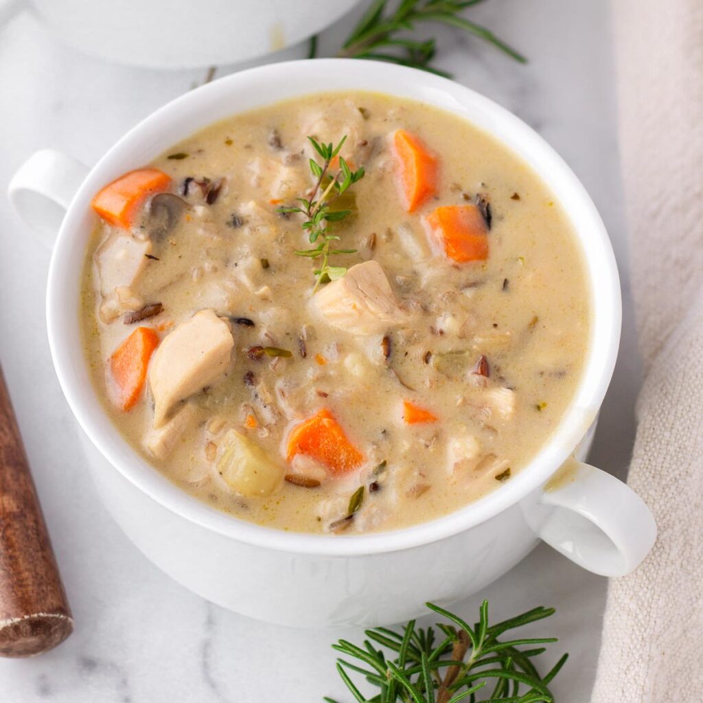 Turkey Wild Rice Soup - Cooking For My Soul