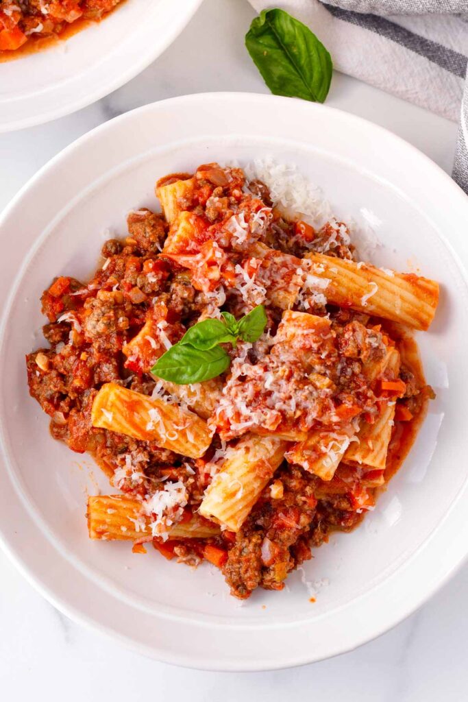 Rigatoni Bolognese - Cooking For My Soul