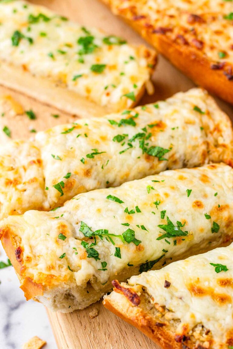 Cheesy Garlic Bread - Cooking For My Soul