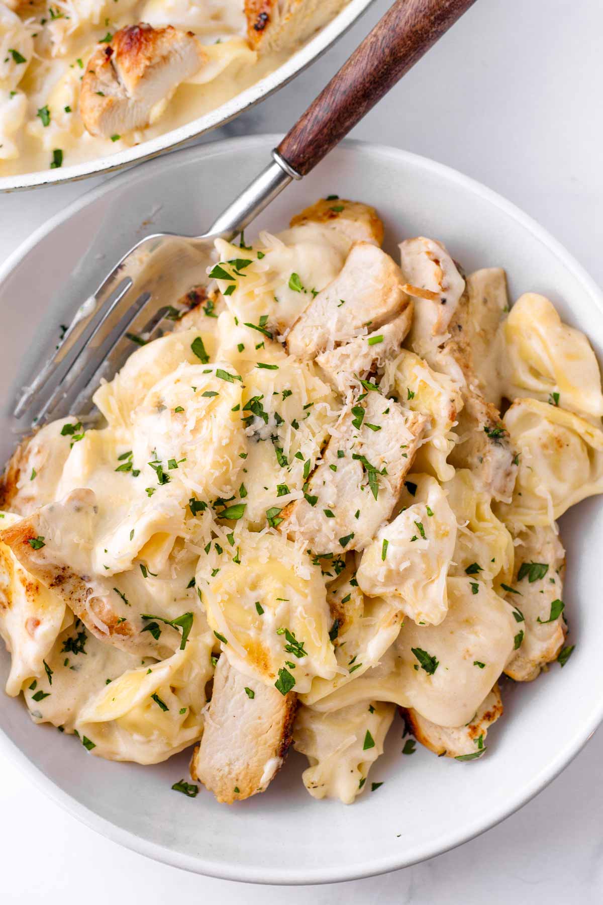 Chicken Tortellini Alfredo - Cooking For My Soul