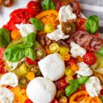 tomato burrata salad for summer