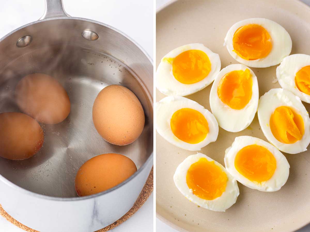 soft-boiled eggs