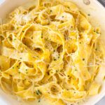 creamy lemon pasta pappardelle