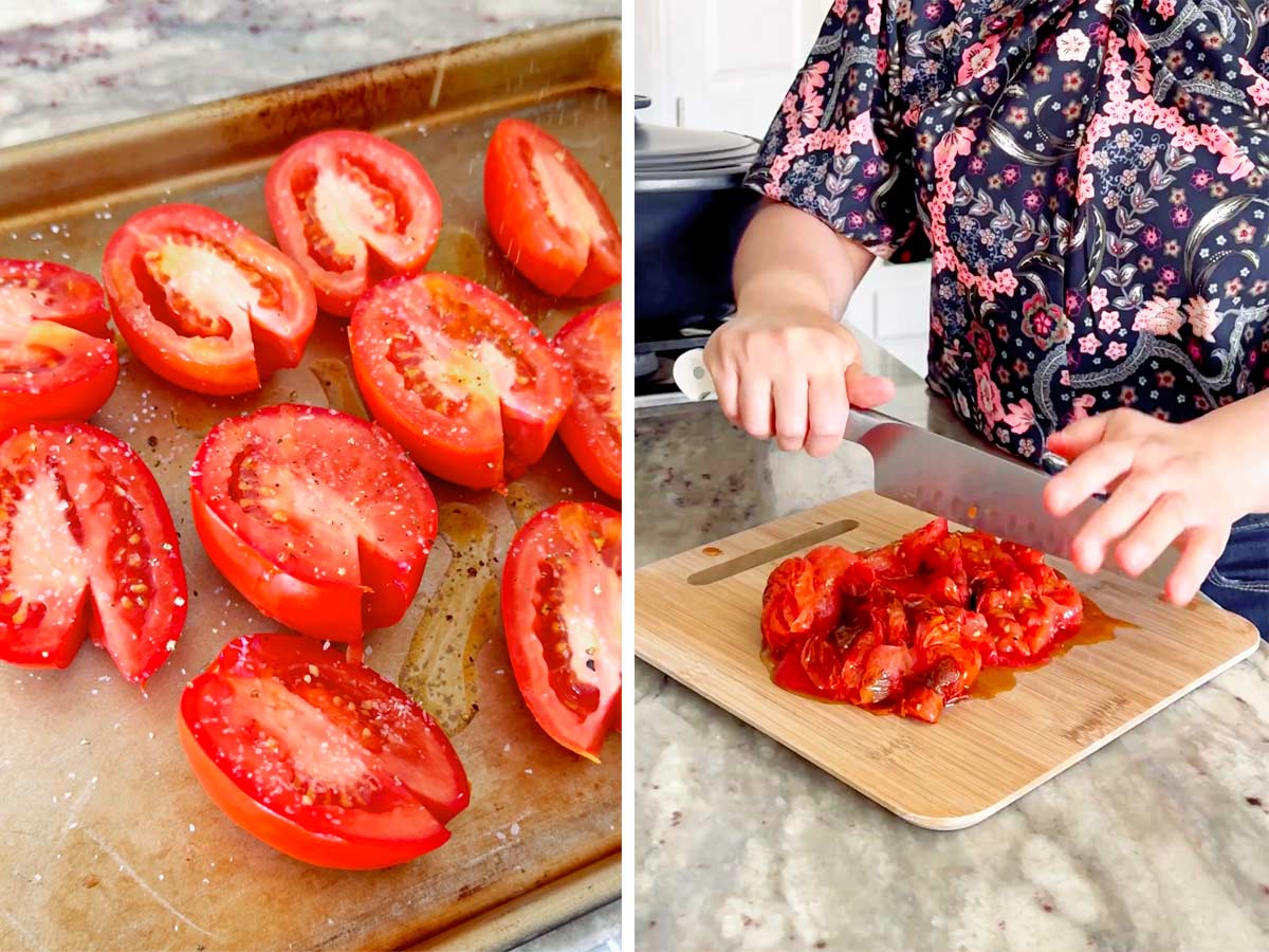 roasted tomatoes