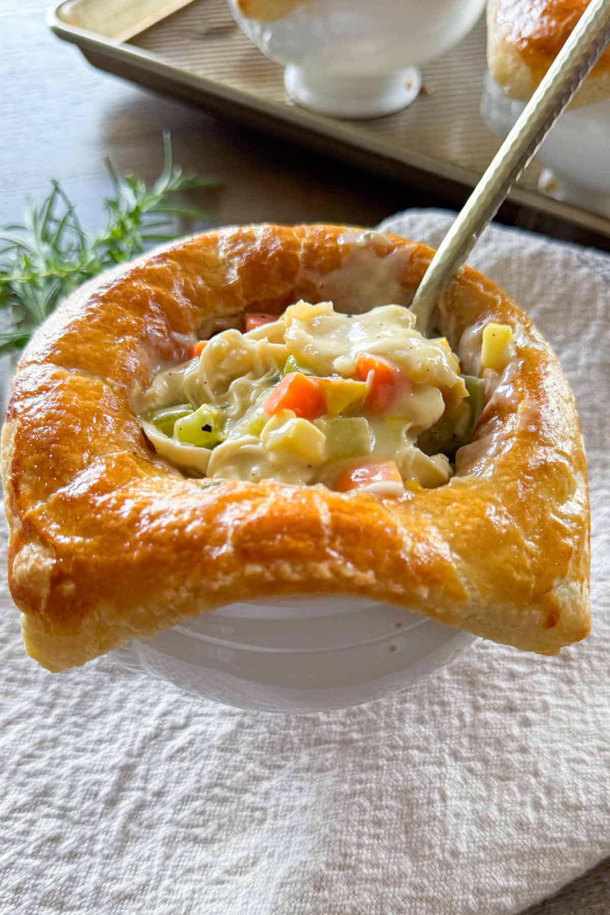 chicken pot pie individual