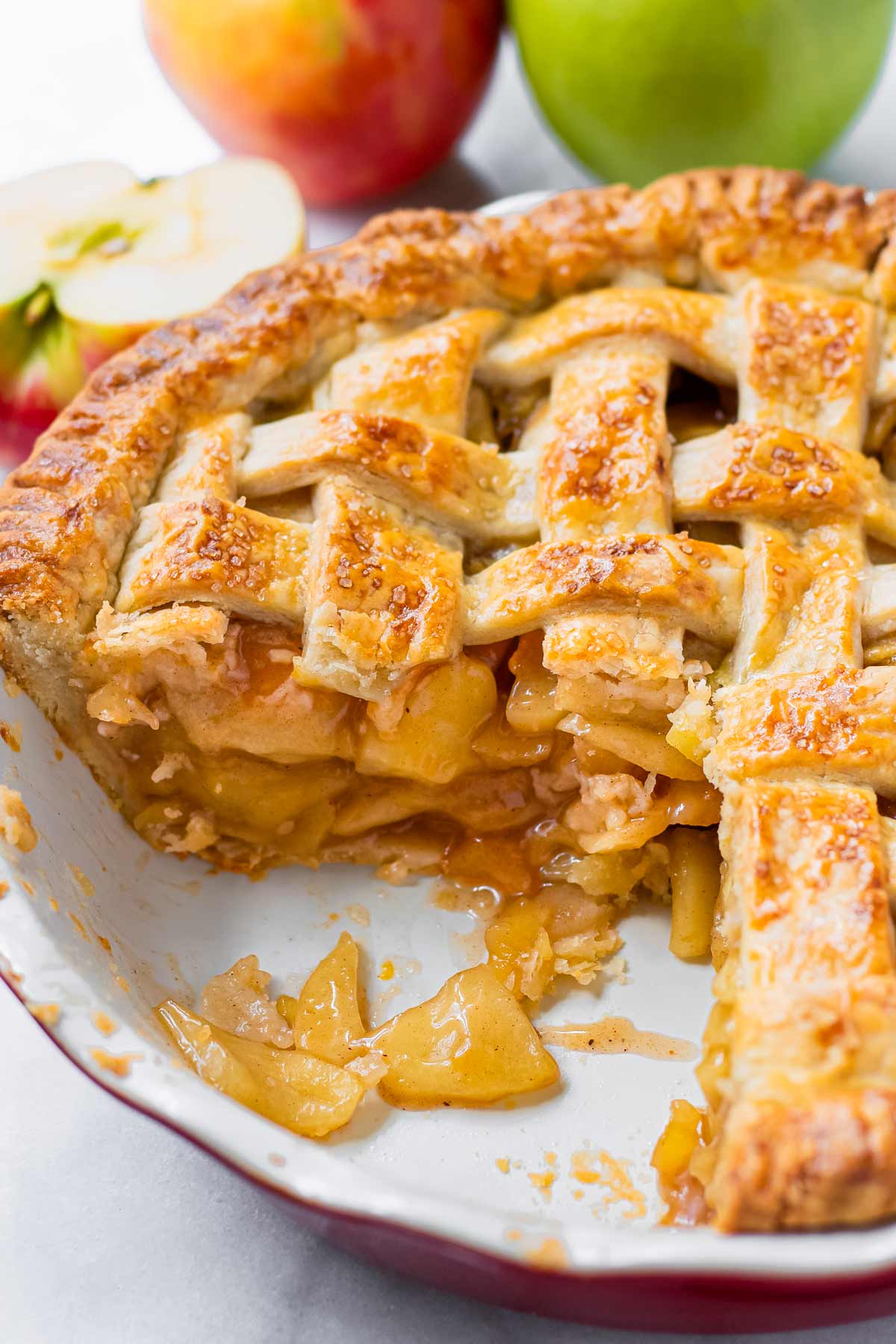 classic apple pie precooked filling