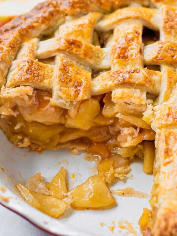 apple pie with precooked filling