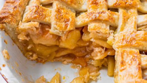 apple pie with precooked filling