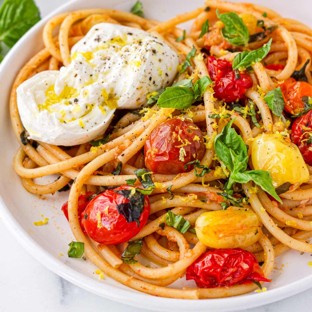 Tomato Basil Pasta - Cooking For My Soul