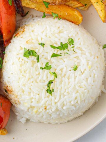 a side of peruvian rice