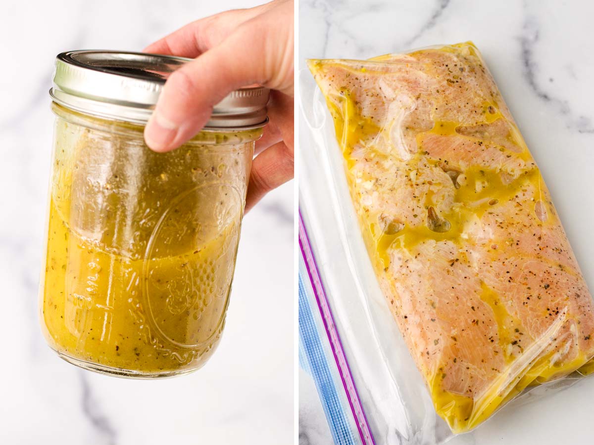 the dressing that doubles up as the marinade