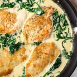 chicken florentine with spinach