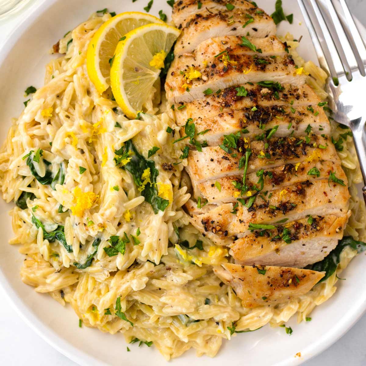 Lemon Chicken Orzo-image