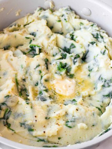 spinach mashed potatoes