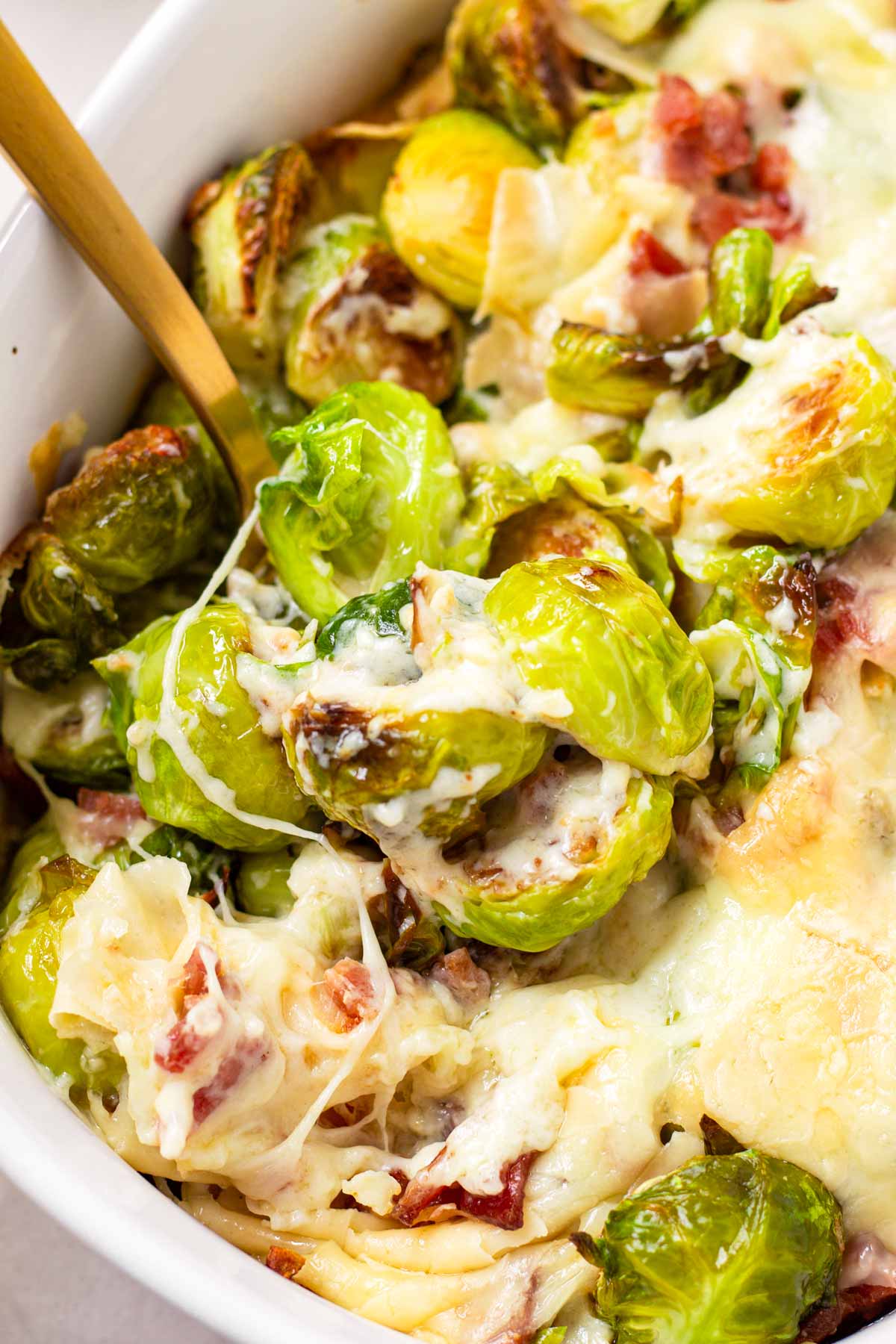 cheese brussels sprouts gratin