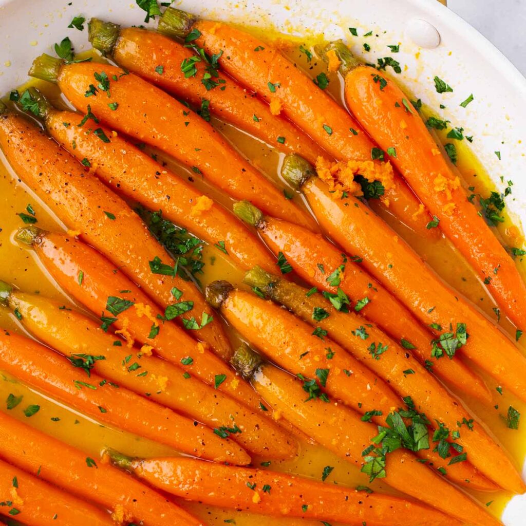 Orange Honey Glazed Carrots - Cooking For My Soul