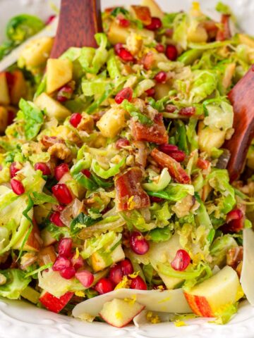 warm brussels sprouts salad