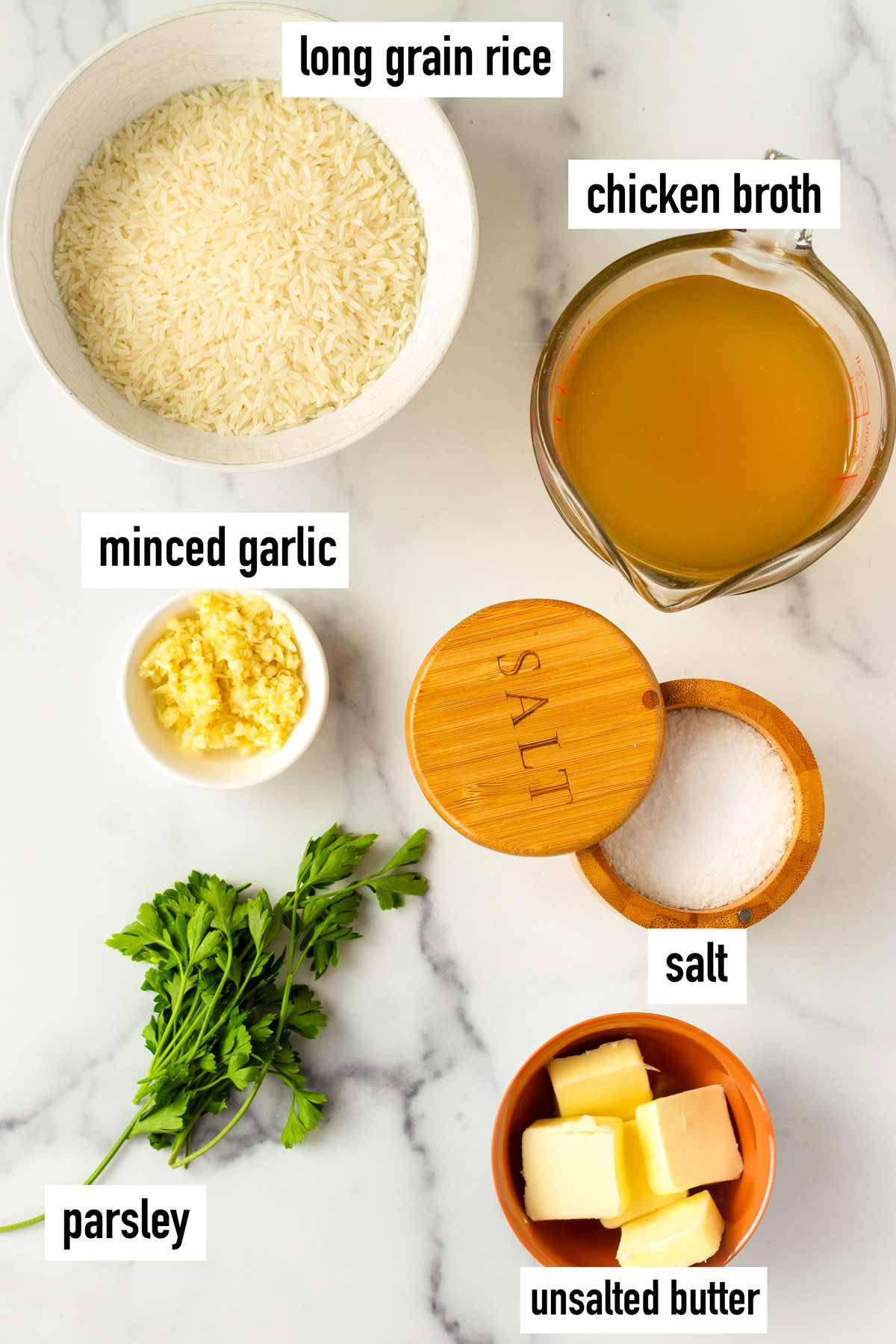 labeled ingredients