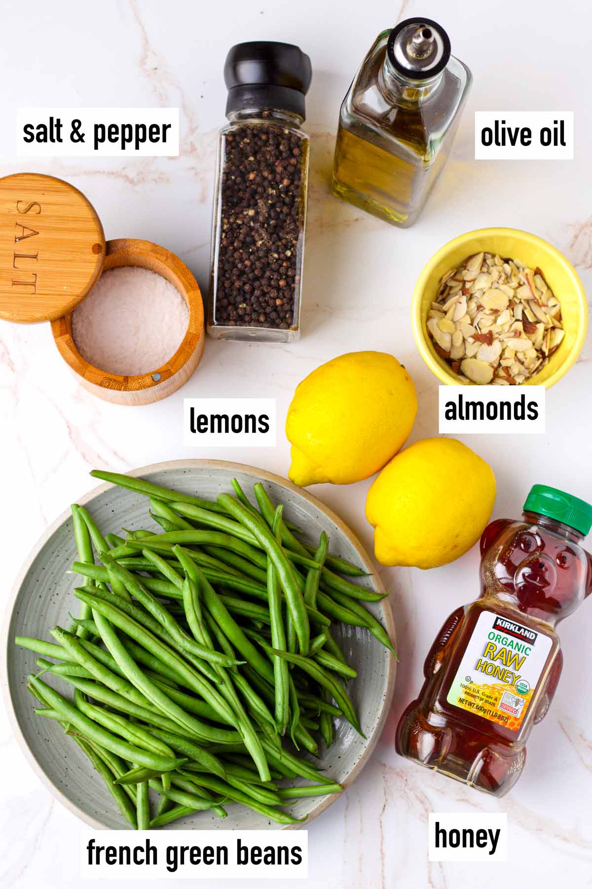 labeled ingredients