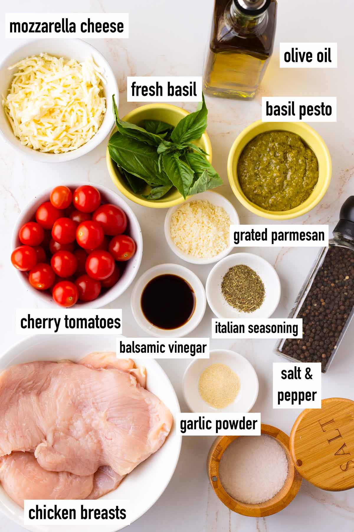 labeled ingredients