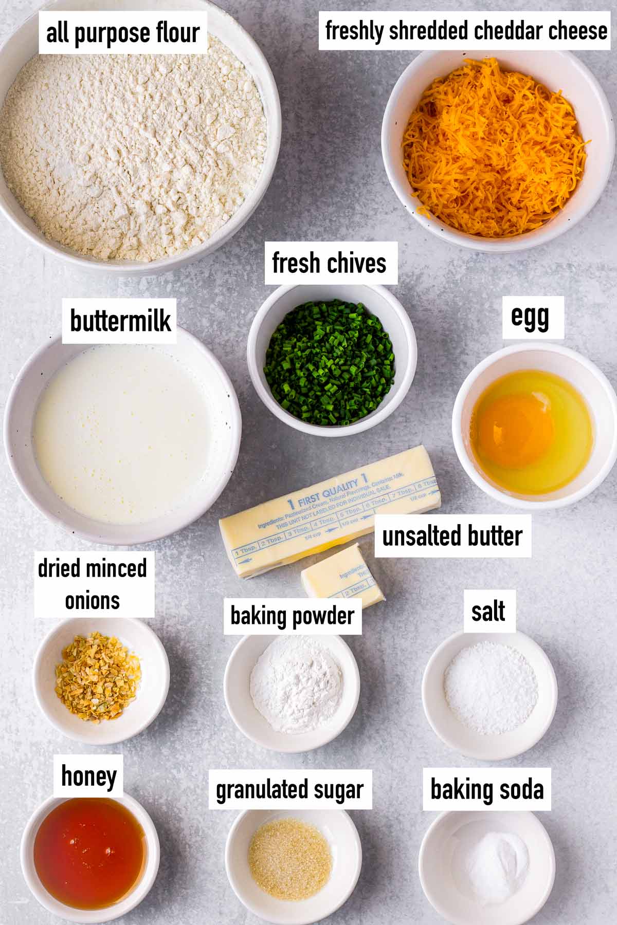 labeled ingredients