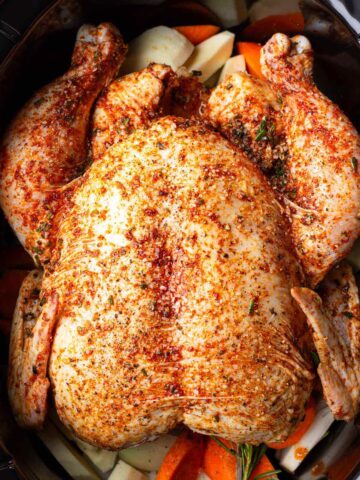 slow cooker whole chicken