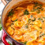 creamy tomato tortellini soup