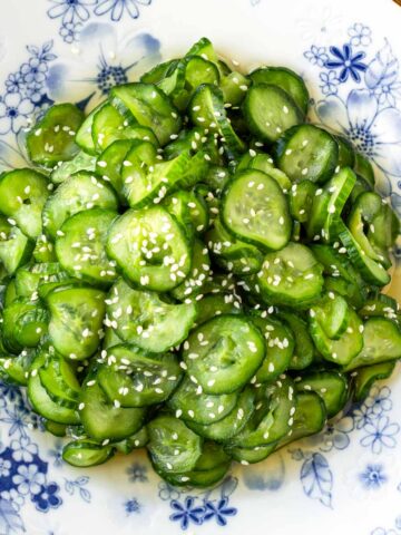 japanese cucumber salad sunomono