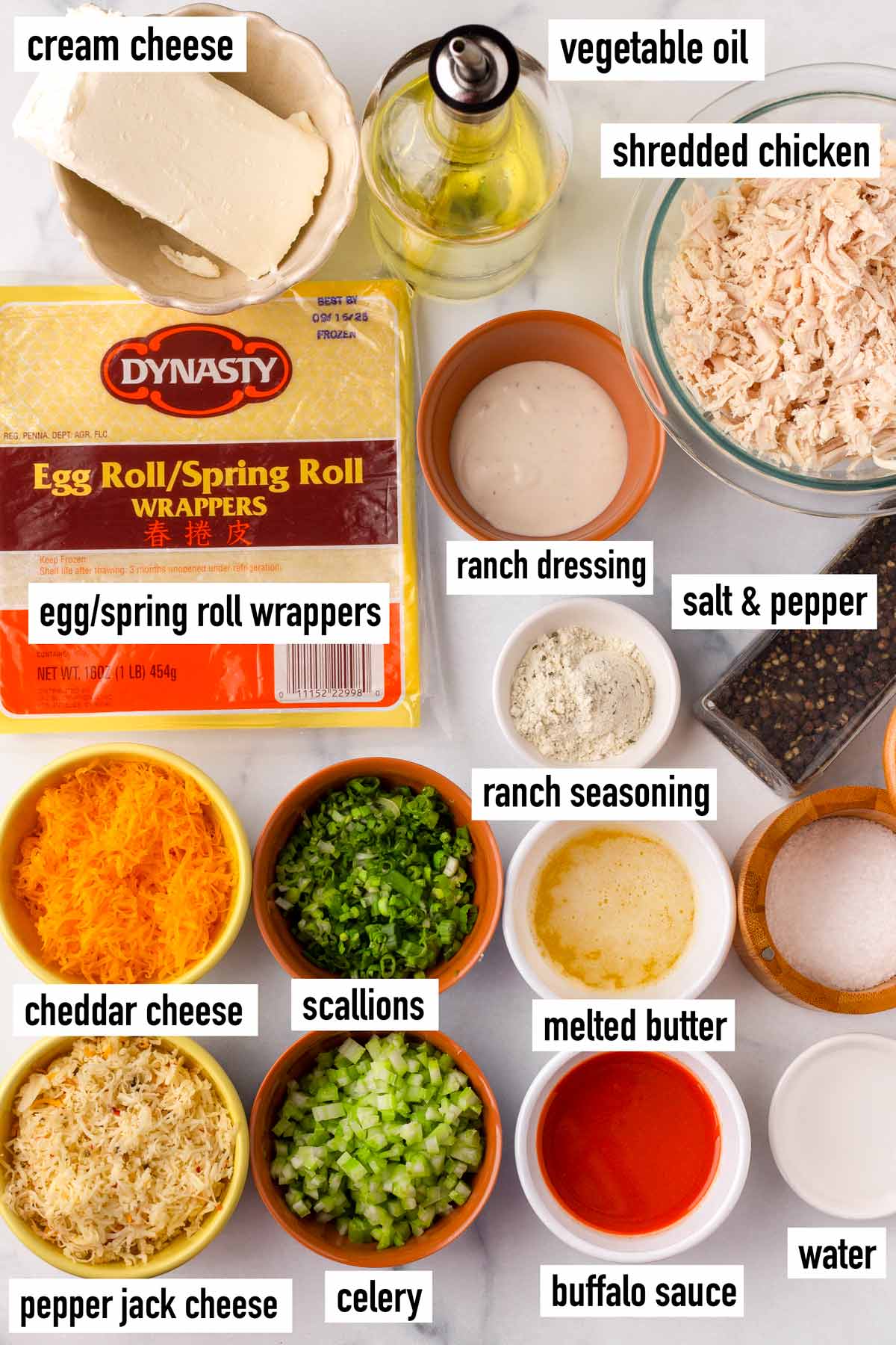 labeled ingredients