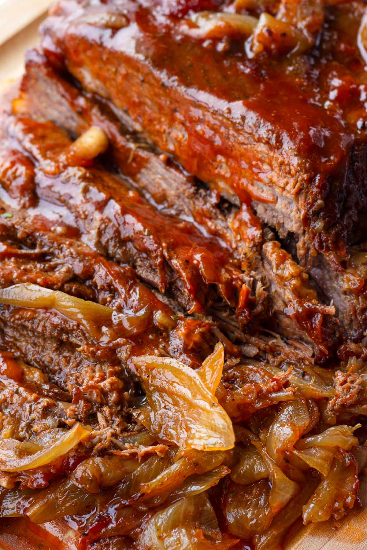 slow cooker brisket with bbq sauce