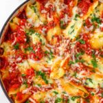 stuffed pasta shells with spinach and ricotta
