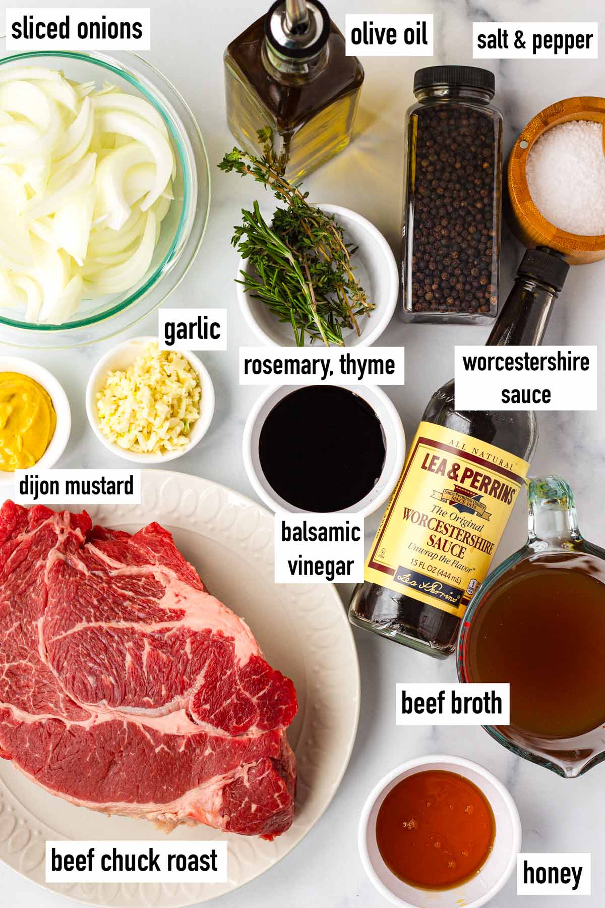 labeled ingredients