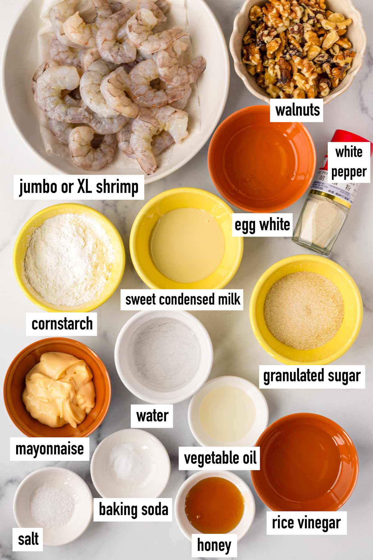 labeled ingredients