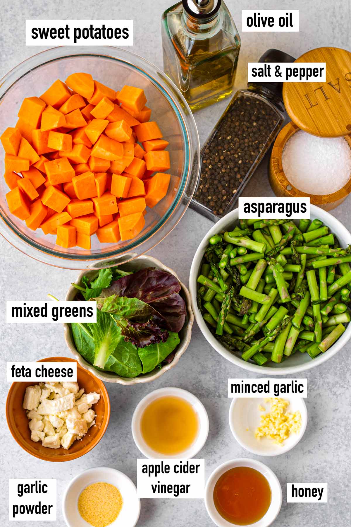 labeled ingredients