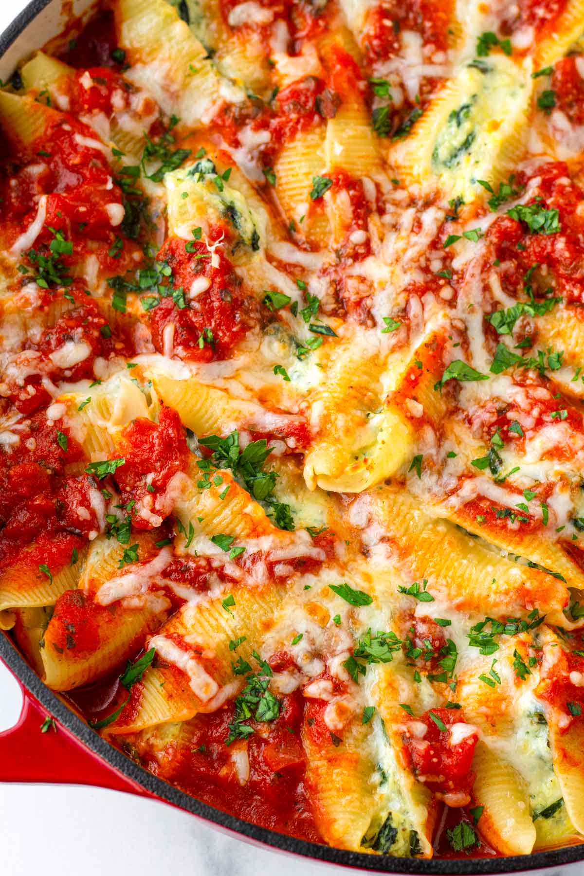 stuffed shells dinner cheesy