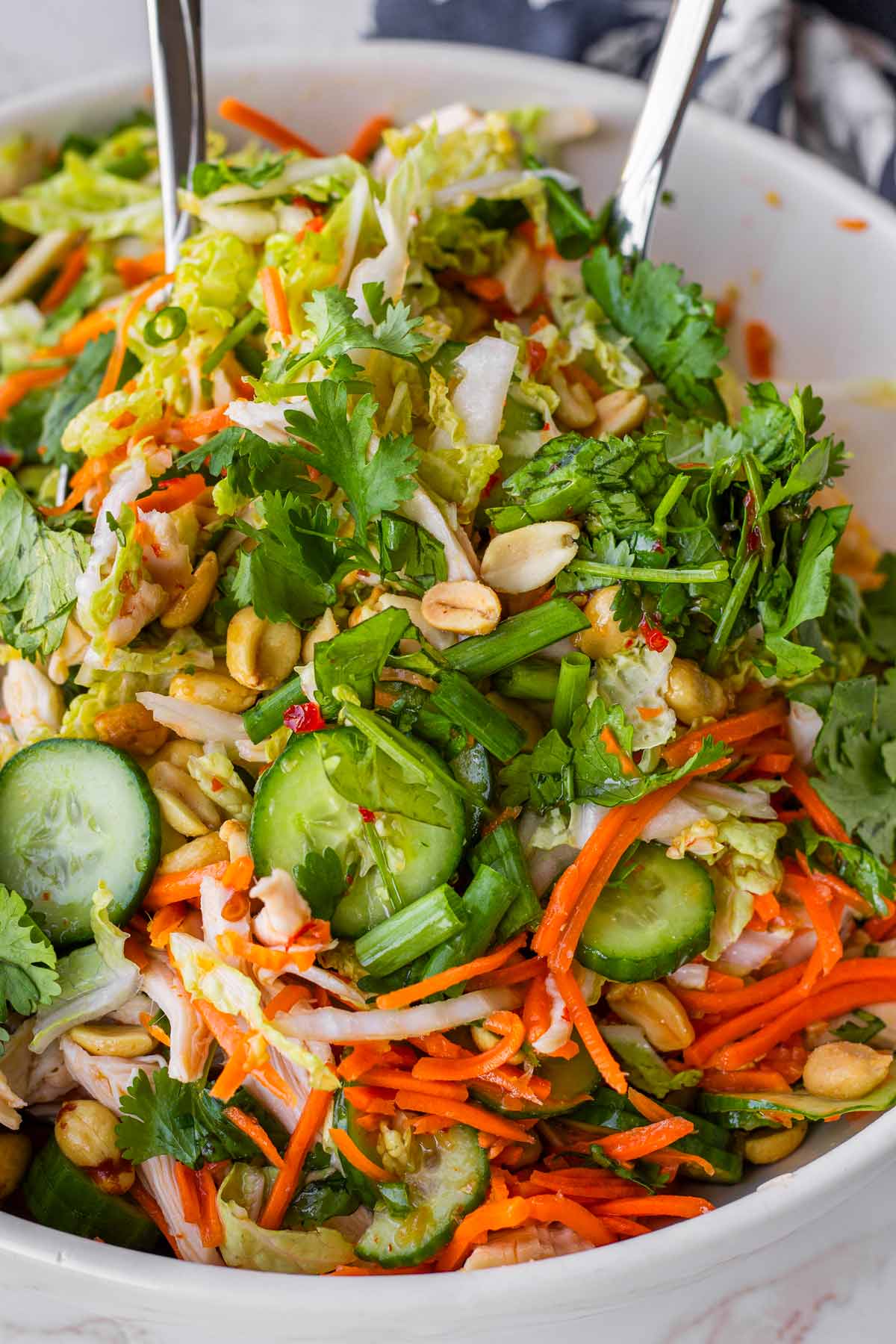sweet chili thai chicken salad