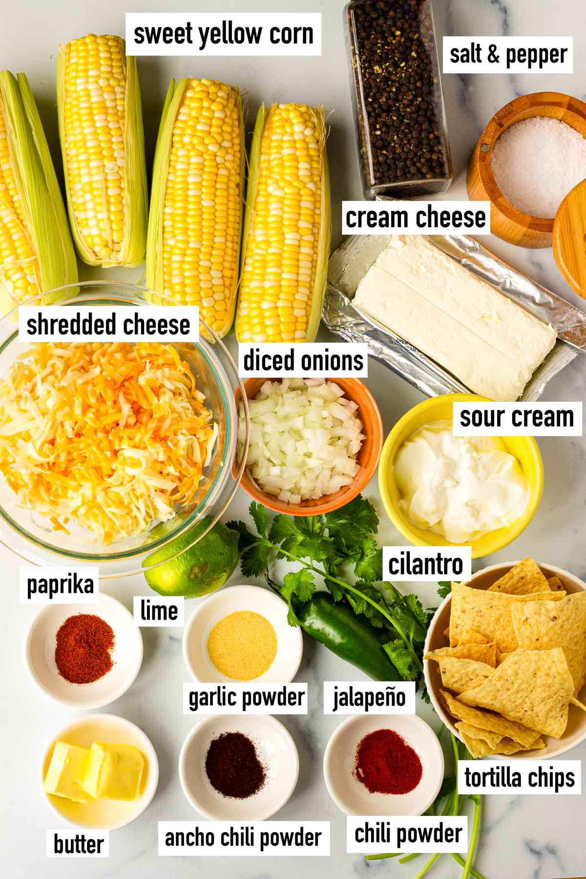 labeled ingredients