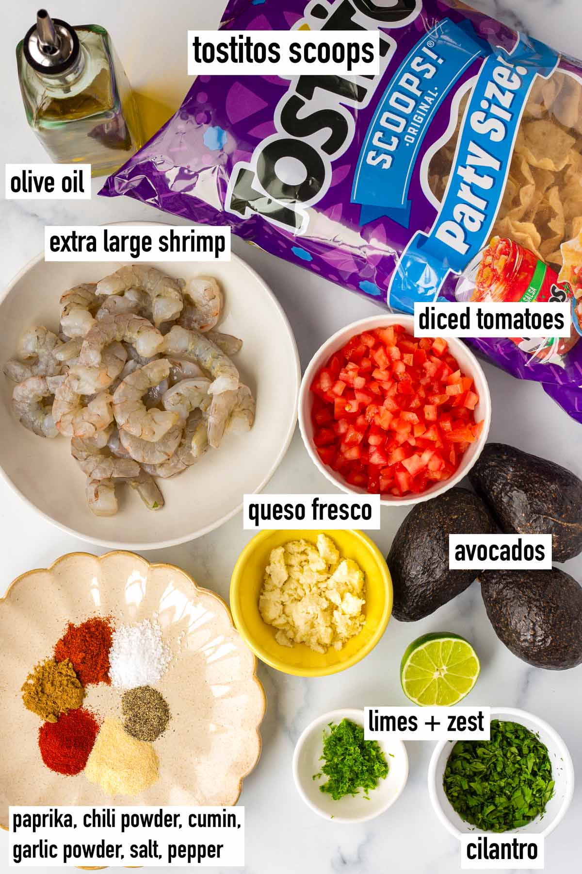 labeled ingredients