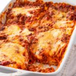classi lasagna bolognese with bechamel sauce