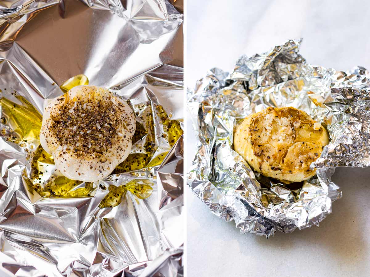 roasting garlic