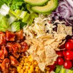 bbq chicken salad platter