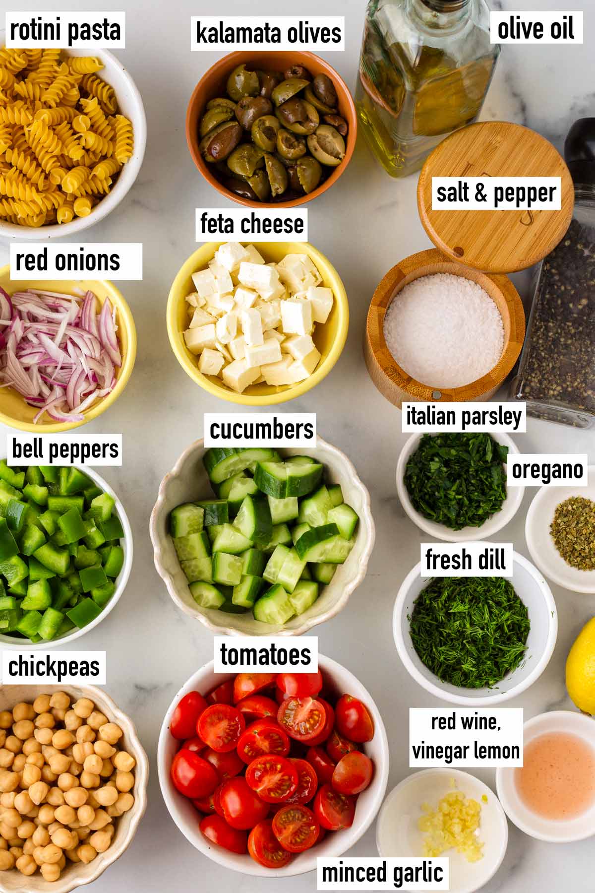 labeled ingredients