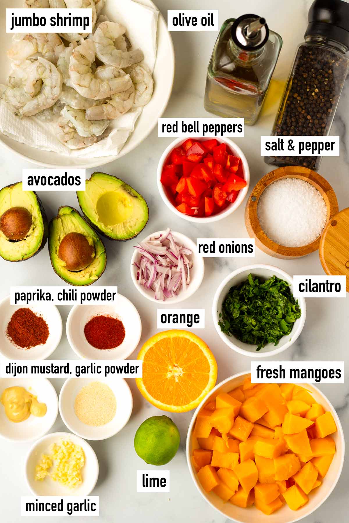 labeled ingredients