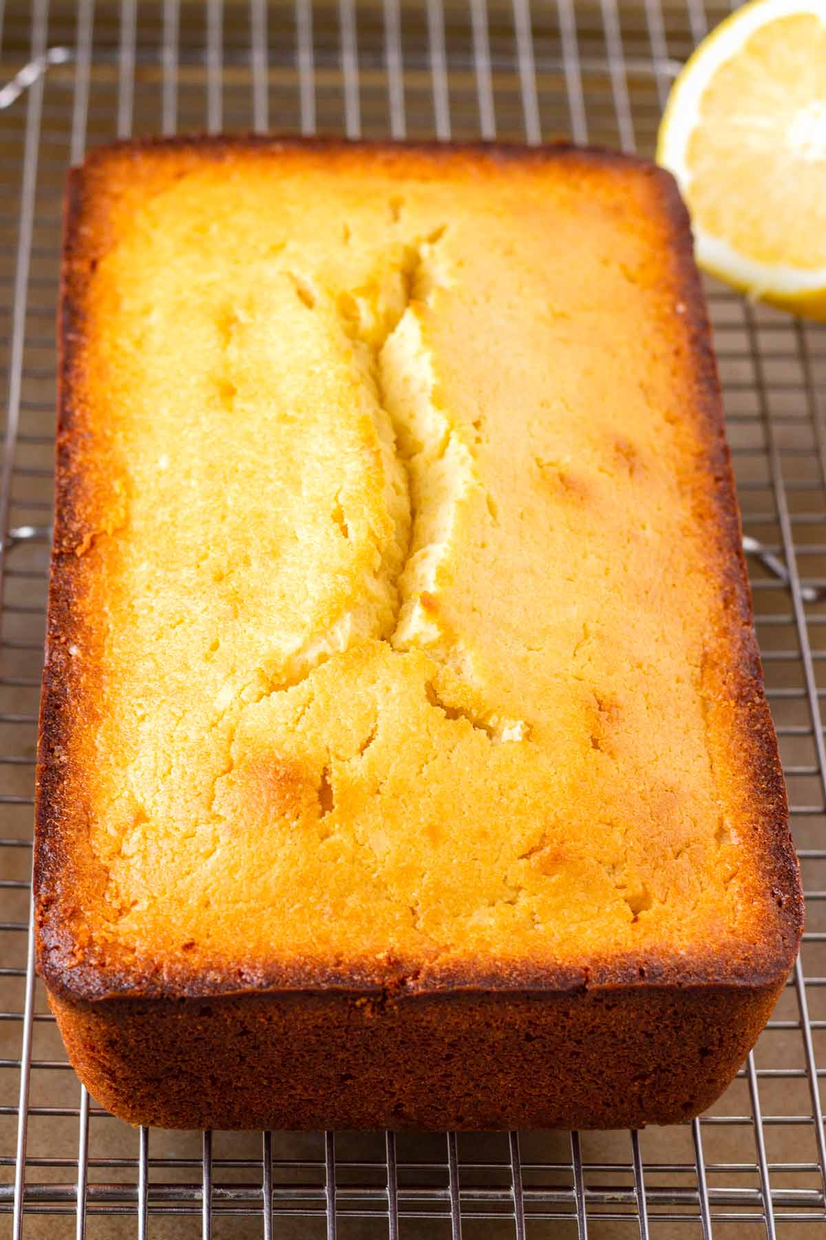 just baked loaf golden brown