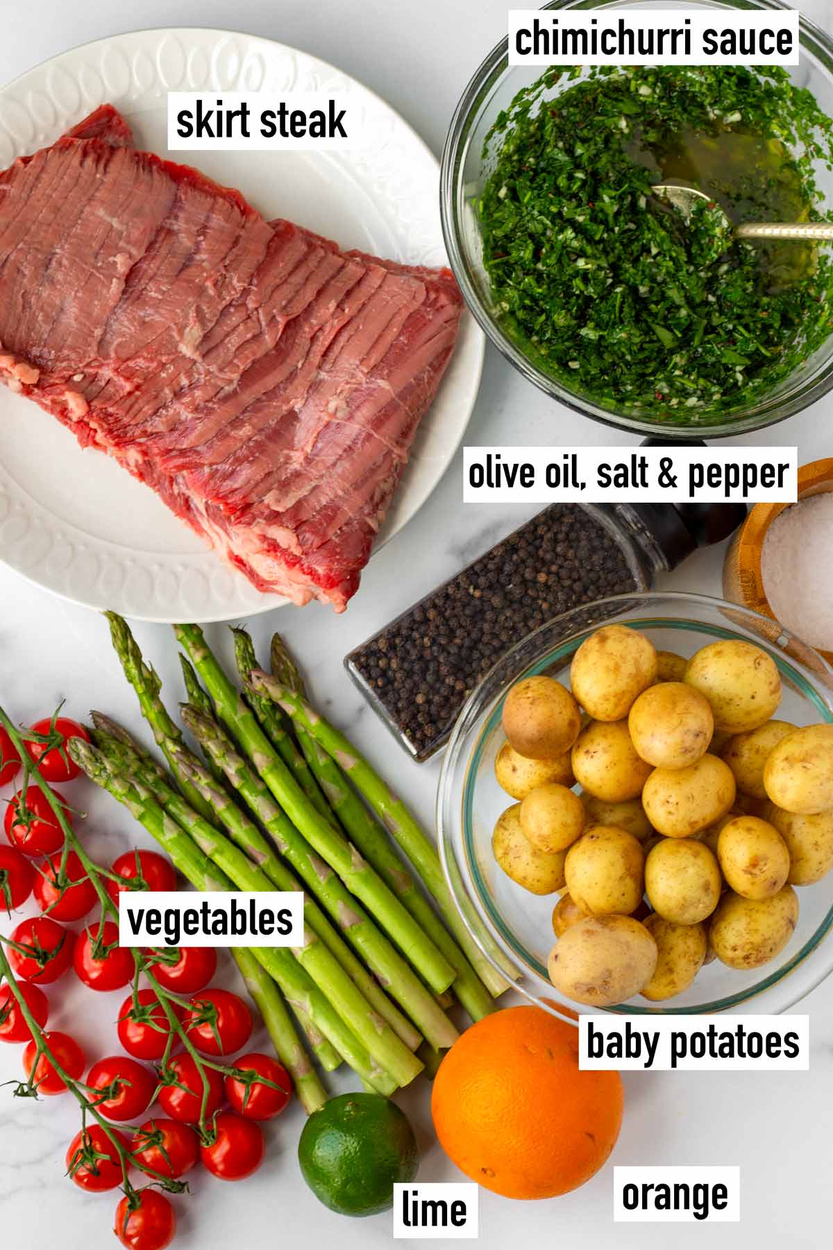 labeled ingredients